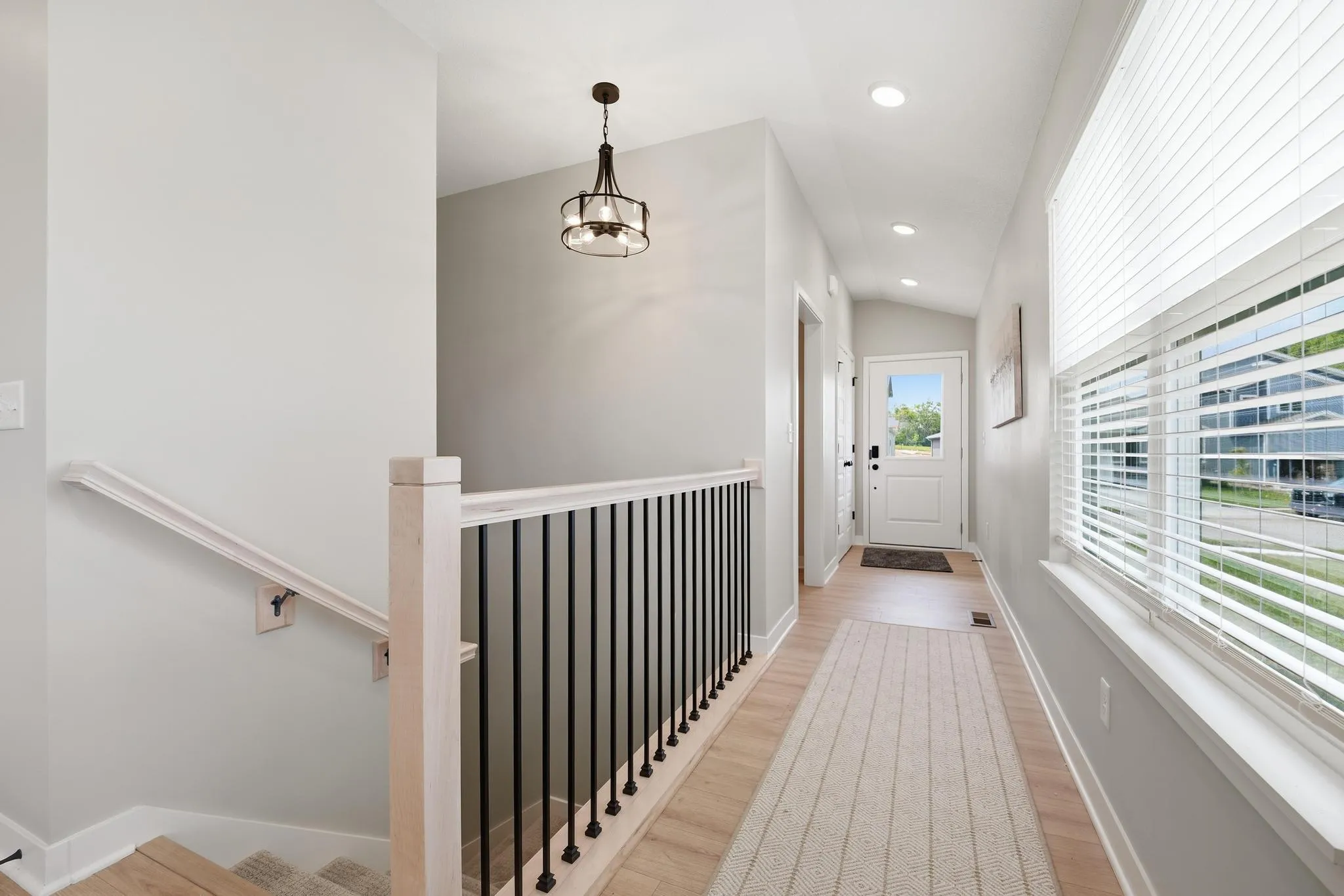 Lot 142 804 Glenn Cir Sunflower Farmhouse Front Entry Hall and stairs to lower level