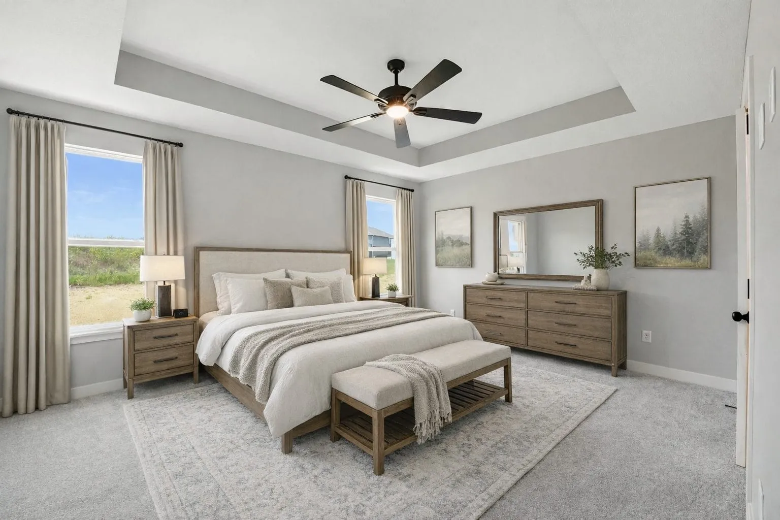 Lot 129 707 Glenn Cir Magnolia Modern Master Bedroom