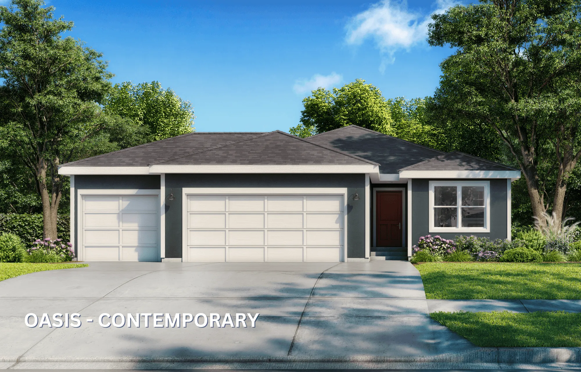 Oasis Contemporary Color Elevation