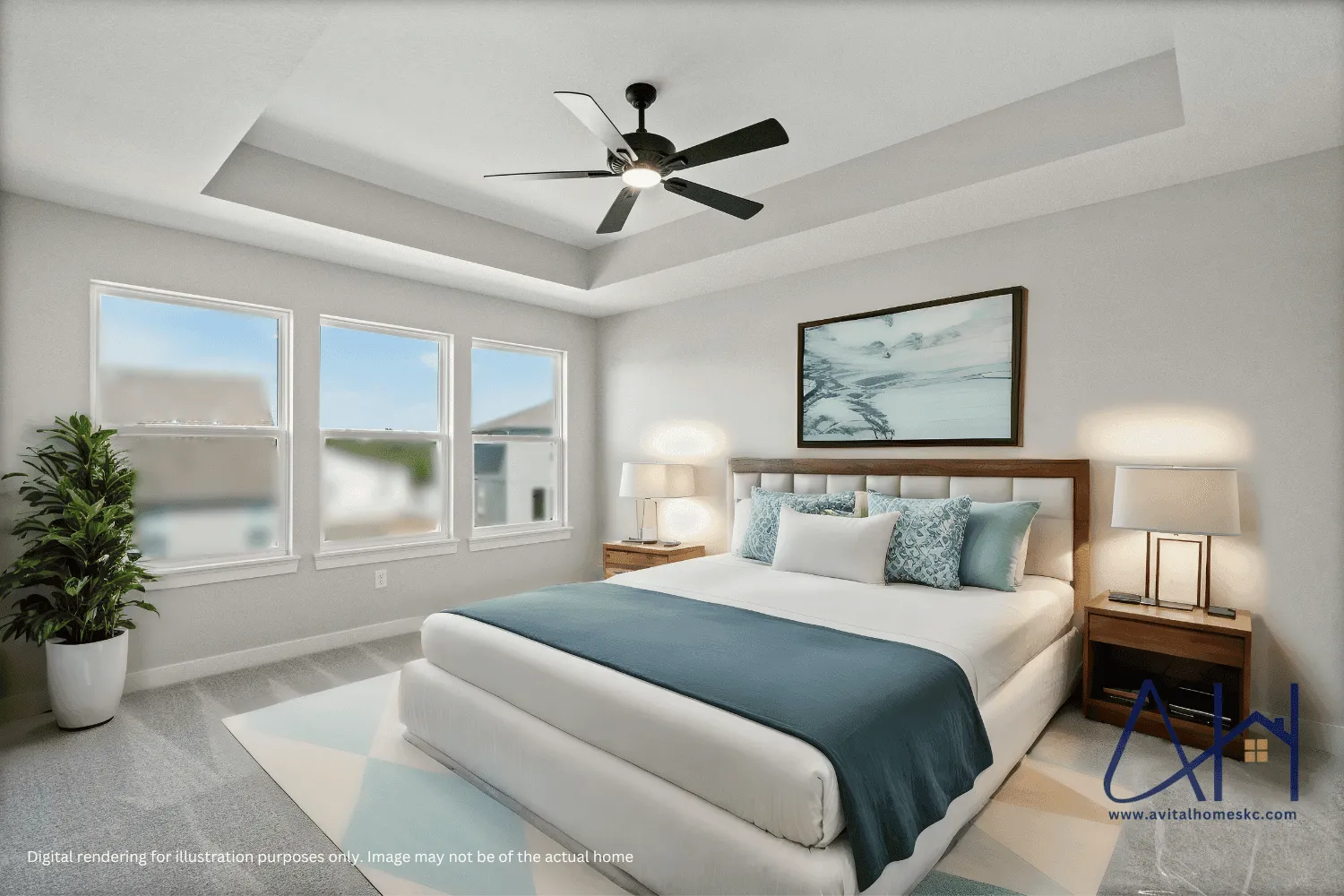Serenity Master Bedroom 1