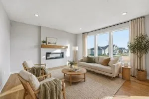 Lot 124RS 1917 SW Hightown Drive Crestwood Craftsman Master Living Room Staged