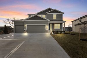 79WR 13305 W 179th Str. Crestwood Craftsman Front Elevation Twilight