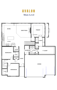 Avalon Main Level W Canteliver Option