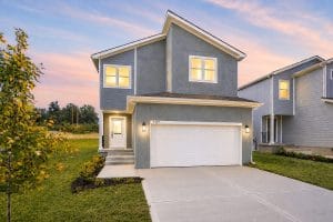 Lot 129 707 Glenn Cir Magnolia Modern Front Elevation Twighlight