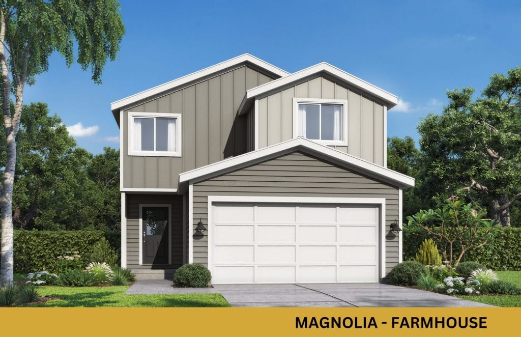 Magnolia Farmhouse Front Elevation for Floorplan Cards