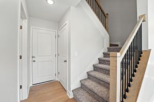 Gardenia Garage Entry and Stairs Up