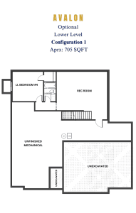 Avalon Option Lower Level 4 bed