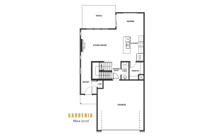 Gardenia Main Level Floorplan