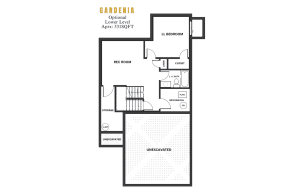 Gardenia Optional Lower Level Floorplan