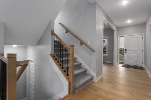 Lot 64WR 13458 W 179th Ter Crestwood Farmhouse Front Entry and Stairs