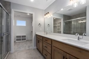 Lot 64WR 13458 W 179th Ter Crestwood Farmhouse Master Bathroom 1