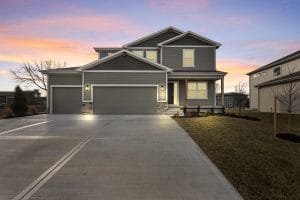79WR 13305 W 179th Str. Crestwood Craftsman Front Elevation Twilight